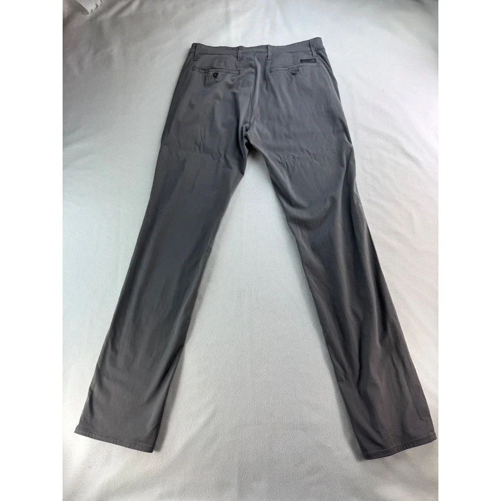 AG Adriano Goldschmied The Marshall Slim‎ Straight Pants Mens 33X35 Gray